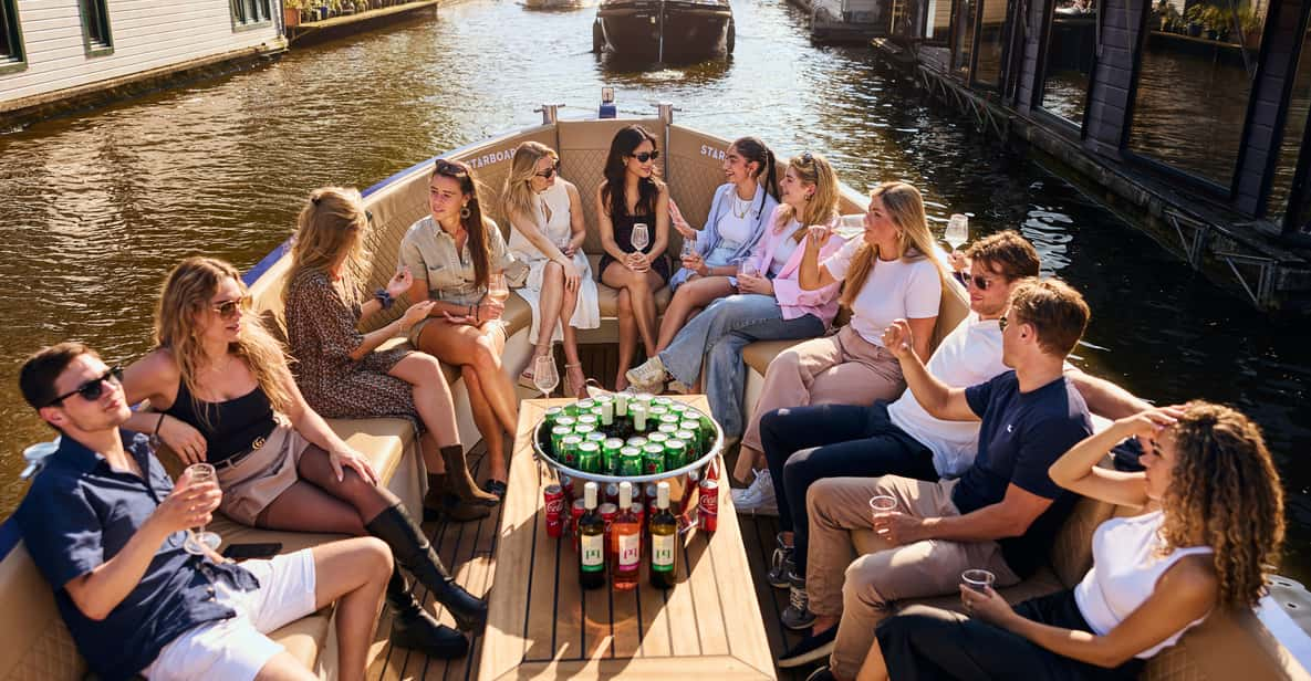 Amsterdam: Canal Booze Cruisen