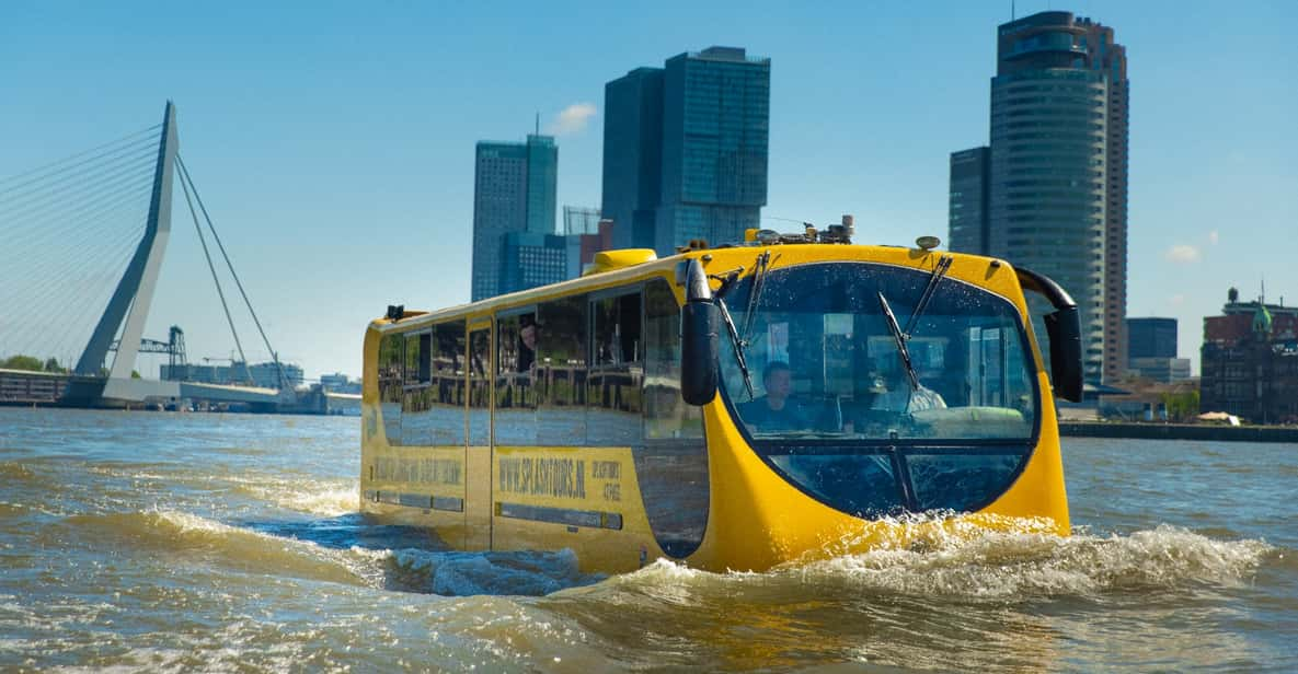 Rotterdam: 1-Hour Sightseeing Splash Tour